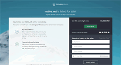 Desktop Screenshot of nutiva.net
