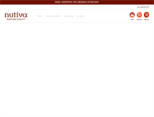 Tablet Screenshot of nutiva.com